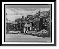 Residence of the late President Franklin D. Roosevelt, Hyde Park, New York, Vintage Poster