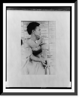 Portrait of Eartha Kitt - 2, Historic Print
