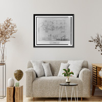Apartment houses (Harbour Square") for Harbour Square, Inc., 4th Street and N Street, S.W., Washington, D.C. Building 'H' - West, Ground floor plan", Antique Wall Art