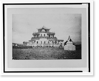 Historic Framed Print, Onanski Datzan or a Buddhist monastery, Trans Baikal [i.e., Transbaikalia],  17-7/8" x 21-7/8"