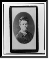 Historic Framed Print, [Head-and-shoulders portrait of man, facing slightly right],  17-7/8" x 21-7/8"