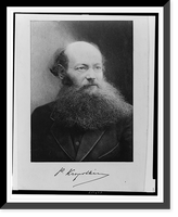 Historic Framed Print, [Petr Kropotkin, head-and-shoulders portrait, facing right],  17-7/8" x 21-7/8"