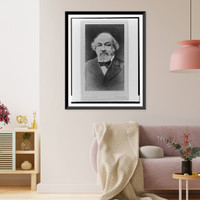 Aleksei Feofilaktovich Pisemskii, head-and-shoulders portrait, facing front, Vintage Poster