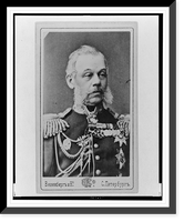 Historic Framed Print, [Nikola'i Alekseevich Miliutin, head-and-shoulders portrait, facing slightly right, in uniform],  17-7/8" x 21-7/8"