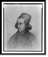 Ficino (Marseile). Philosophe platonicien, 1499.Collon. de la Sorbonne ; diagraphe et pantographe Gavard, Antique Poster