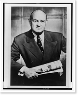 John S. Knight, editor & publisher of Knight newspapers, Antique Poster