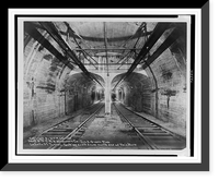 LaSalle St. Tunnel - looking south from north end of Twin Bore, Antique Poster