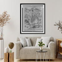 Historic Framed Print, Not all forms of wildlife are adversely affected by pollution"",  17-7/8" x 21-7/8"