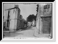 Historic Framed Print, Rue Bellan, Senlis,  17-7/8" x 21-7/8"