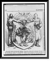 Historic Framed Print, The Union as it was The lost cause, worse than slavery.Th. Nast.,  17-7/8" x 21-7/8"