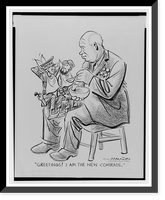 Historic Framed Print, Greetings! I am the new comrade"",  17-7/8" x 21-7/8"