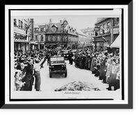 The long-suffering people of Copenhagen welcoming Allied liberation troops on the memorable day 20 years ago Classic, Historic Reproduction