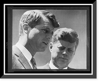 Historic Framed Print, John F. und Robert F. Kennedy,  17-7/8" x 21-7/8"