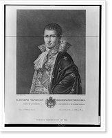 D. Joseph Bonaparte, roi D'Espagne et des Indes.Robert Lefevre pinx. ; Gregorius delt. ; L.C. Ruotte sculp, Historic Print
