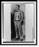 Historic Framed Print, [Harry Herbert Bennett, full-length portrait, standing, facing front],  17-7/8" x 21-7/8"