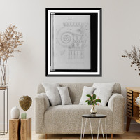 Details of ionic capital, Antique Print