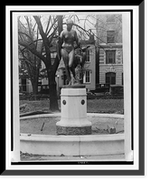 Nude figure as memorial brings severe criticism.photo by Underwood & Underwood, Vintage Poster