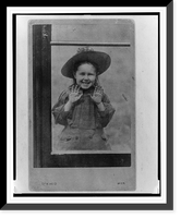 Mathilde Freud, half-length portrait, standing at window, facing front.Dr. H. Heid, Wien, Historic Print
