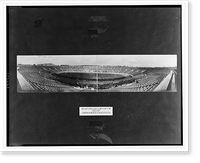 Historic Framed Print, First scrimmage in the Yale Bowl,  17-7/8" x 21-7/8"