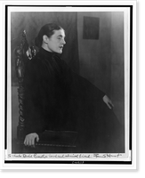 Fannie Hurst, three-quarter length portrait, seated, facing right.David Berns, N.Y, Vintage Print