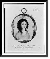 Elizabeth Bayley Seton. At the time of her marriage, Vintage Print