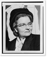 Historic Framed Print, [Sidney Cowell, head-and-shoulders portrait, facing right].World-Telegram photo by Higgins.,  17-7/8" x 21-7/8"
