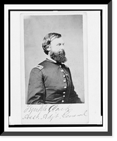 Assistant Adjunct General Temple Clark, Union officer, half-length portrait, facing right Classic, Historic Reproduction