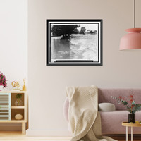 Crevasse south of - Cotton Port -, Antique Poster