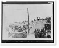 Greenville, Miss., behind levee at Main St. looking down stream - fire apparatus, Antique Print