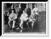 Fed. Res. Board: P. Warburg, J.S. Williams, W.G. Harding, A.C. Miller, C.S. Hamlin, W.G. McAdoo, Fred. Delano Classic, Vintage Print