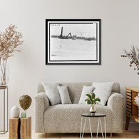 Historic Framed Print, Lower St. Francis Levee District, B-23 from L.M. 212/25,  17-7/8" x 21-7/8"
