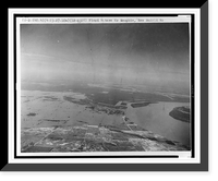 Historic Framed Print, Floodwaters, New Madrid, Mo. - 2,  17-7/8" x 21-7/8"