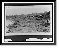 Historic Framed Print, Lower St. Francis Levee District mile 215,  17-7/8" x 21-7/8"