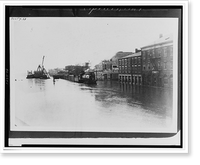 Historic Framed Print, Cape Girardeau, Mo., riverfront,  17-7/8" x 21-7/8"