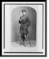 1st Lieutenant August Bitter, Union officer in the 24th Illinois Regiment, full-length portrait, standing, facing front.Wallis Bro., 117 Lake St., Chicago. Classic, Historic Reproduction