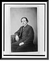 Historic Framed Print, [Aze Klein, three-quarter length portrait, seated, facing slightly left],  17-7/8" x 21-7/8"