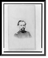 Historic Framed Print, [Unidentified Union officer, half-length portrait, facing front].photographed by E. & J. Bruening, Indianapolis, Ind.,  17-7/8" x 21-7/8"