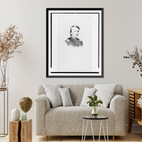 Captain Ebenezer T. Wells, Union officer, bust portrait, facing front, Historic Print