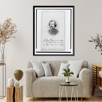 1st Lieutenant John Paul Kuntze, Union officer, bust portrait, facing front.Everitt, Chicago, Antique Wall Art