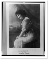 Historic Framed Print, Louise Beaudet of the Vitagraph Players.Stacy.,  17-7/8" x 21-7/8"