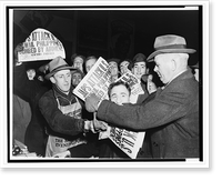 Historic Street Photo - New York City - Vendor in Times Square