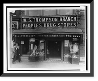 Display windows of People's Drug Store, W.S. Thompson Branch, 15th and New York Ave., Washington, D.C. Classic, Antique Poster