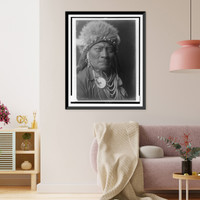 One Blue Bead, Antique Wall Art