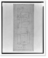Row house for P.A. Drury, 1721 Rhode Island Avenue, Washington, D.C. First floor, Antique Poster