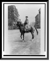 Major General Hugh Lenox Scott on Pennsylvania Avenue, Washington, D.C. Classic, Antique Poster