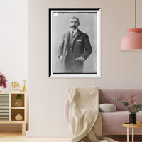 Historic Framed Print, Baron P. de Coubertin,  17-7/8" x 21-7/8"