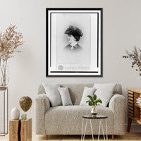 Anna Wilhelmina Hierta Retzius, Swedish philanthropist, head-and-shoulders portrait, facing left.Selma Jacobsson, Stockholm, 15 Fredsgatan 15, Antique Print
