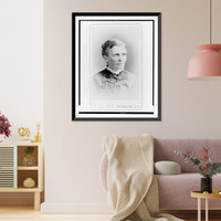 Emmeline B. Wells, women's rights advocate, head-and-shoulders portrait, facing right.C. M. Bell, Washington, D.C, Vintage Poster
