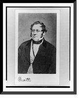Historic Framed Print, [Thomas G. Pratt, Maryland governor, half-length portrait, facing left],  17-7/8" x 21-7/8"