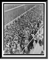 Street rally in New York City, October 11, 1955 in protest of slaying of Emmett Till.photo by Layne's Studio, Antique Poster